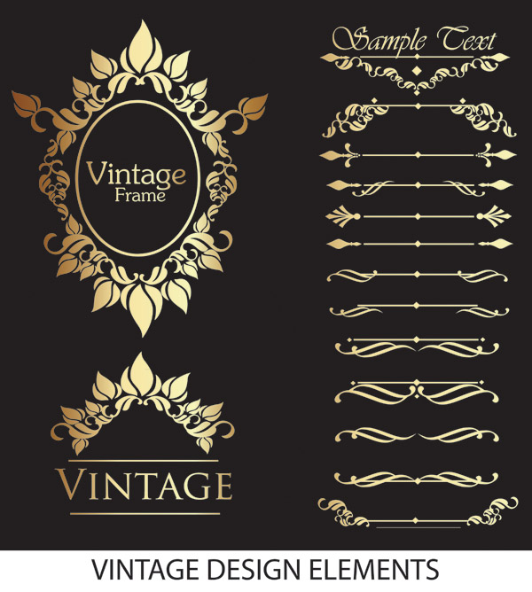 free vector Gorgeous lace pattern vector